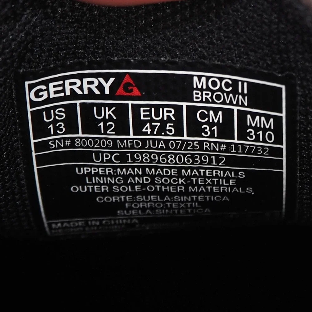 Gerry Moc II Slip On Casual Shoes Brown‎ Men's 13 Walking Loafers Low Top